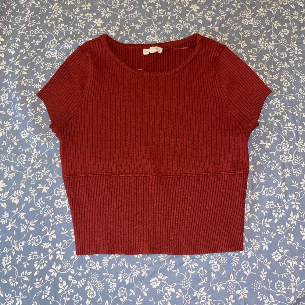 LA Hearts ribbed baby tee